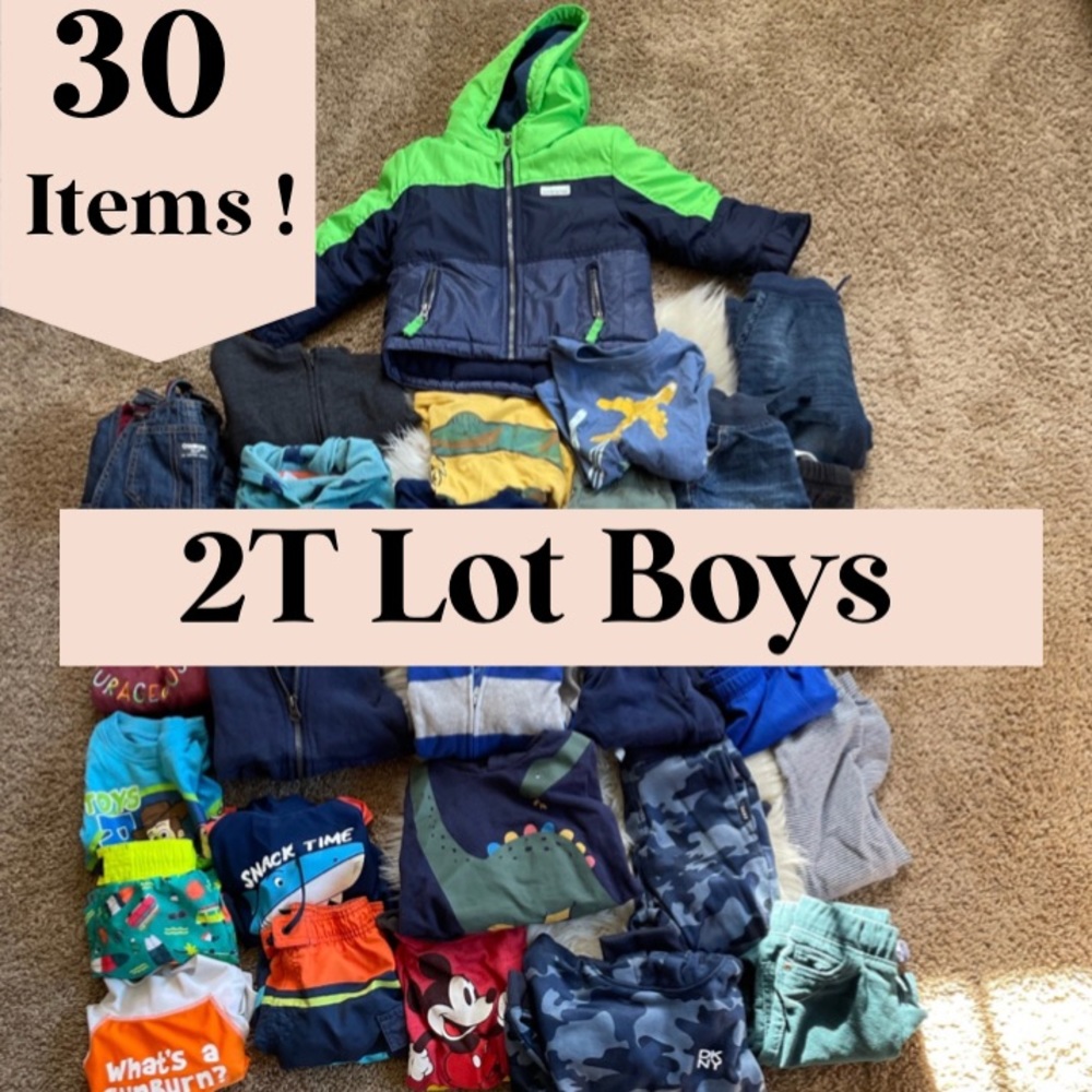 2T or 24 months Lot for toddler boys clothes, 2T coat, 2T bundle, toddler boy